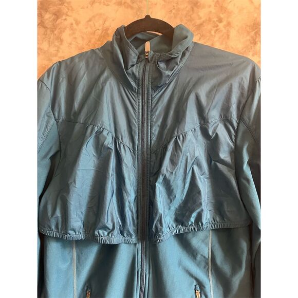 Nike Teal Fit Dry  Long Sleeve Front Zip Reflector Jacket‎ XL - Picture 3 of 10